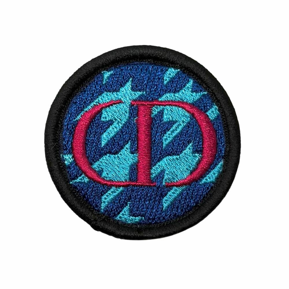Dior Embroidered Abstract Pin - Picture 1 of 6